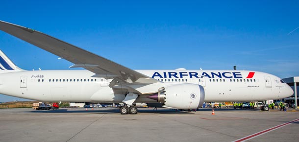 Flota Air France Boeing 787 París