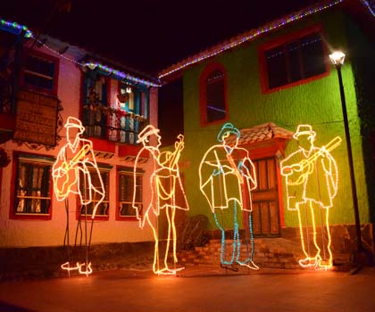 Alumbrados de Navidad en Boyacá