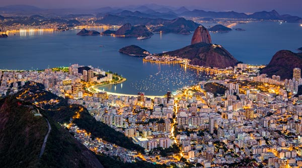 Vista panorámica de Río de Janeiro Brasil