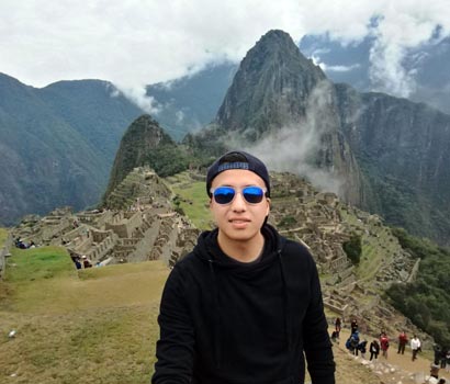 Selfie en Machu Picchu