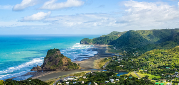 Costa oeste Auckland