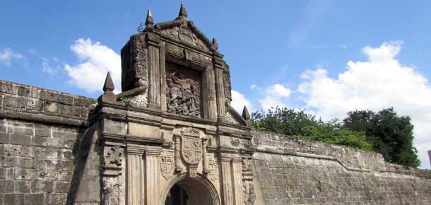 Intramuros, ciudad amurallada de Manila