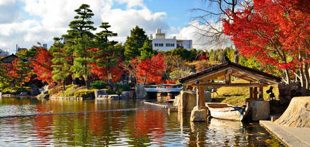 Paisaje urbano de Nagoya Japón