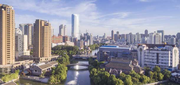 Vista panorámica de Wuxi