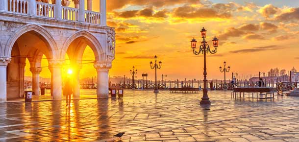 Amanecer en Venecia